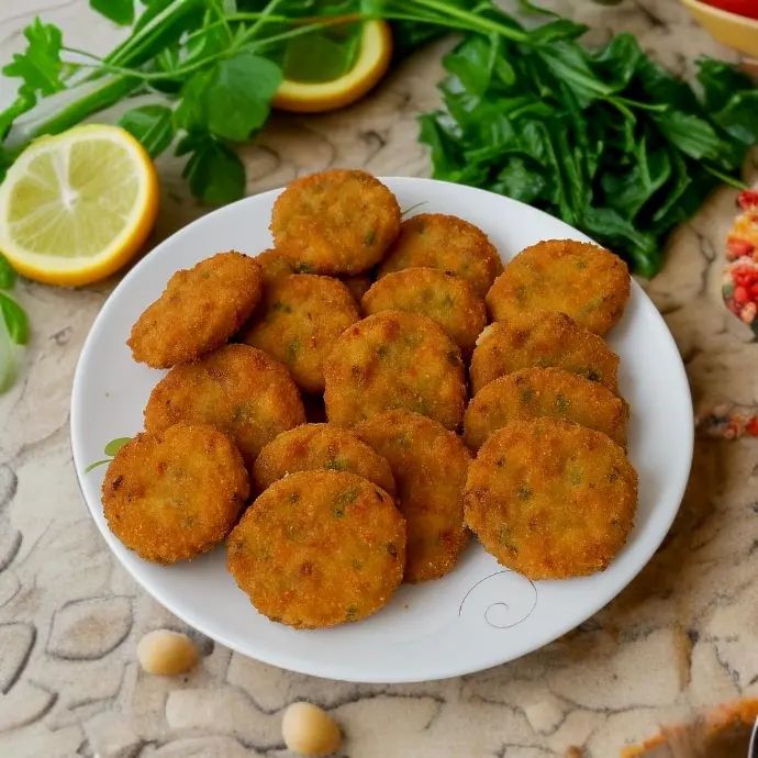 Crispy golden paneer and vegetable patties made with cheese, spices, and herbs – perfect for evening snacks or parties.