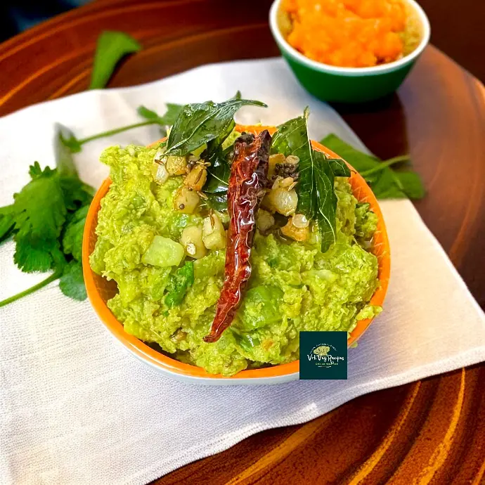 Spicy snake gourd chutney powder with sesame, garlic, and dals served with rice or dosa for a flavorful meal